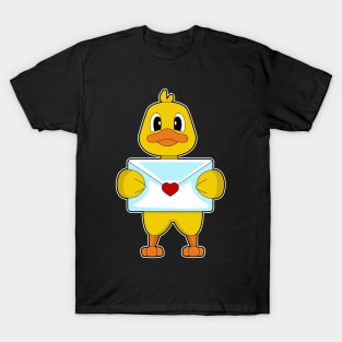 Duck Love letter T-Shirt